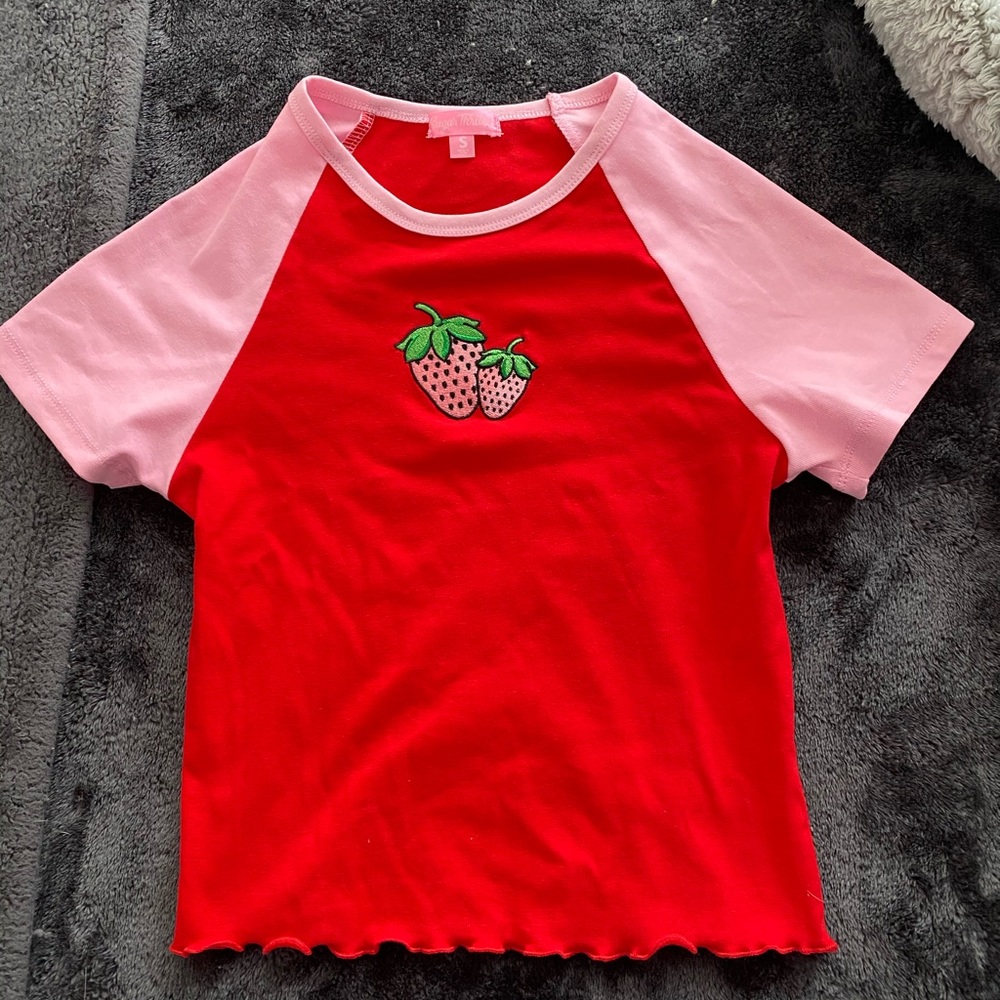 Sugar Thrills Dolls Kill Strawberry Top